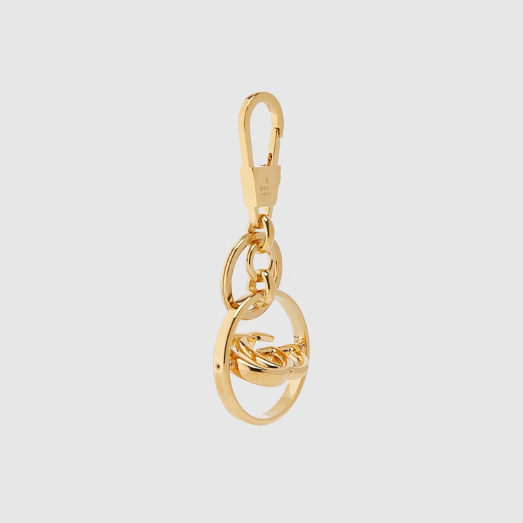 752067.J1600.8991.002.100.0000.Light Double G keychain